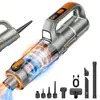 Aspirador de Carro Doméstico Recarregável Portátil de Mão Sem Escovas Potente Limpador de Poeira Aspirador de Super Sucção Transfronteiriço