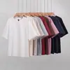 Camiseta Estilo Americano 400g Peso Pesado Algodón Puro Cuello Redondo Manga Corta Camiseta para Hombre Hombro Caído Casual Holgada Camiseta Blanca Pura Capa Base
