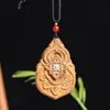 Venta Directa de Fábrica del Popular Colgante de Lujo Negro y Dorado del Dios de la Riqueza con un Buda sin Rostro, Adecuado para Colgar en el Cuello o en el Coche
