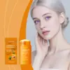 Viareline Cúrcuma Vitamina C Barra Limpiadora Suave y Portátil Removedor de Maquillaje, Calmante, Hidratante y Limpiador Facial de Maquillaje