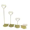 Portatarjetas de asiento de metal para bodas, soporte de mesa para números de mesa, portatarjetas de precios para panaderías y pastelerías
