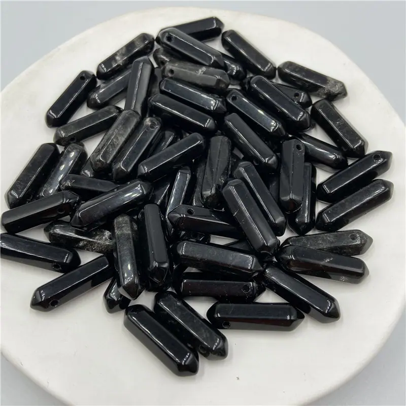 JC806两头尖六角柱横孔11