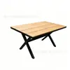 Mesas y Sillas de Ratán para Exteriores Nórdicas, Mesa de Comedor de Moda para Patio Exterior, Villa, Jardín al Aire Libre, Juego de Sillas de Ratán, Resistente al Agua y al Sol