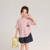 Pudding Haru Ropa para Niños Tops 2025 Verano Nuevo Camisetas para Niñas Estampado de Dibujos Animados para Niños Estilo Coreano Suelto Manga Corta