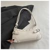 Bolsa de Braço para Mulheres, Novo Modelo 2026 Moda Primavera/Verão Casual Pequena Bolsa Quadrada, Estilo Coreano Textura de Nicho Bolsa de Ombro Estilosa