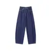 Pantalones vaqueros lavados de estilo europeo y americano Ins, moda elegante 2026, para mujer, venta al por mayor, para ir al trabajo, curvos