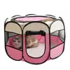 Jaula plegable para gatos, cerca para mascotas, tienda de campaña, arena para gatos, jaula octogonal para gatos, perrera, venta al por mayor, jaula para perros