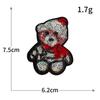 Desenho Animado Animal Bordado de Lantejoulas Patch de Tecido Urso de Pelúcia Animal de Estimação Cão Coelho Bordado à Máquina Toalha Patch de Roupa Pronta Entrega