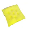 Cojín cuadrado para silla taburete forro polar engrosado con cordones cómodo cálido almohadilla para cadera tapete para mesa de comedor oficina dormitorio aula