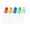 F5 Pelo Azul Piernas Cortas Azules Diodo Emisor de Luz LED 5mm Pelo Azul Piernas Largas Azules Diodo en Línea LED