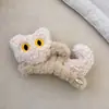 Nuevo Dibujo Animado Otoño Invierno Felpa Dibujo Animado Gato 3D Pinza para el Cabello Accesorios para el Cabello Lindo Tiburón Pinza para el Cabello Pinza para la Parte Posterior de la Cabeza