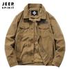 Chaqueta casual de algodón para hombre JEEP SPIRIT primavera y otoño chaqueta de pana con múltiples bolsillos para hombre top 1739