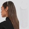 Europa e Estados Unidos nova faixa de cabelo de strass longa borla strass corrente de cabelo faixa de cabeça rua moda popular explosão de personalidade acessórios para cabelo