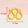 Original Comercio Exterior Chapado en Cobre Oro de 24 Quilates Pulsera DIY Joyería Accesorios de Cierre en S Collar de Cuentas Hecho a Mano Accesorios de Cierre en W