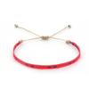 Kkbead Pulsera Bohemia Cuerda de Amistad Estilo Étnico Vintage Nepalí Tejida a Mano Estilo Pareja Cuentas Budistas