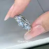 "Anillo Flor de Estrella" Azul Pequeño Floral Ajustable para Mujeres, Anillo Dulce y Único para el Dedo Índice