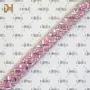 Bolsa de Cuerda Redonda Pequeña con Perlas de Arroz y Diamantes Completos Accesorios para Zapatos con Cordón de Diamantes de Imitación Accesorios para Sandalias