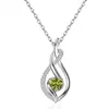 Estilo europeo y americano moderno, collar de moissanita de alta gama para mujer, joyería de plata de ley, diseño único, cadena para la clavícula, collar con colgante