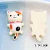 Gato Lindo y Colorido DIY Pegamento de Crema Colgante de Pasador Llavero Funda para Teléfono Móvil Taza de Agua Accesorios de Resina Venta al por Mayor