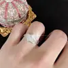 Anillo Alas de Ángel Nueva Moda Europea y Americana Anillo Alas de Ángel Pluma de Ángel Dulce Diamante Alas de Ángel Anillo de Circonita