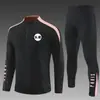 Traje de Entrenamiento París para Adultos y Niños Traje de Fútbol de Manga Larga para Hombre Otoño e Invierno Deportivo Secado Rápido Transpirable Traje Casual