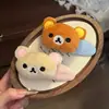 Pinza Bb Versión Coreana Pinza para el Cabello de Tela de Dibujos Animados Oso Lindo Pinza para el Cabello Infantil Flequillo Accesorio para el Cabello Pinza Lateral Otoño e Invierno