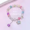 Pulsera de Estrella de Cristal de Nuevo Estilo para Mujer, Venta Directa del Fabricante, Pulsera de Cristal de Amistad Moderna y Versátil al por Mayor