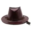 Sombrero de Verano de Ala Ancha para Mujer con Protección Solar para Viajes, Sombrero de Sol Retro Americano Sexy, Ropa de Viaje, Sombrero de Vaquero Occidental