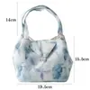 Dinastías Tang y Song Arte Textil Hecho a Mano Sueño de Mariposa Azul Accesorios para Ceremonia del Té Colección Alfombrilla Azul para Té Paño para Té Juego de Té Bolsa de Almacenamiento Portátil