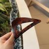 Nuevo Clip Triángulo Oblicuo de 10 cm Hebilla Mariposa Pinza para el Cabello Moda Simple Elegante Pinza para el Cabello Retro Lujo Ligero Accesorios para el Cabello