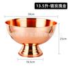 Cubeta Grande de Acero Inoxidable para Champagne Cubitera de Hielo Bar Hielo Granulado Hielo Vino Cerveza Cubitera de Hielo 13.5L