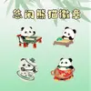 Lembranças Turísticas de Sichuan Vida Tranquila em Chengdu Broche de Metal de Panda Acessórios de Decoração para Roupas Bolsas Broche