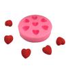 Molde de silicona de grado alimenticio para decoración de pasteles, repostería, horneado DIY, forma de corazón, confesión de amor, de siete piezas