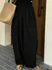 Calça Feminina de Verão 2026 com Cintura Fina Elástica e Modelo Lanterna, Calça Jogger Cenoura Solta Emagrecedora, Calça Casual Versátil Feminina Transfronteiriça