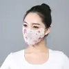 Protección solar sombreado nuevo velo para el rabillo del ojo doble capa seda de hielo transpirable no sofocante primavera verano moda máscara 3D lavable