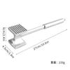 Martillo Ablandador de Carne de Aleación de Aluminio Ablandador de Carne de Res Martillo de Carne Doméstico de Doble Cara Batidor de Carne Martillo de Carne de Acero Inoxidable