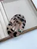 [Promoção Quente de Transmissão ao Vivo] Novo Presilha Grande Estampada de Leopardo para Trás da Cabeça Presilha Tubarão Tiara Redonda Grampo de Cabelo Grampo de Cabelo