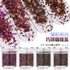 Kit de glitter para nail art, lantejoulas, pó de glitter, gradiente Azul Roxo 123mm, esmalte misto, joia, cola, material de gota