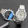 Reloj Dxc Ginebra Correa de Acero Reloj de Hombre Moda Aleación Micro-Negocio Nuevo Suministro Regalo Reloj de Pulsera de Esfera Grande