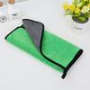Toalla de Limpieza para Coche de Felpa Coral Absorbente Engrosada con Borde de Doble Color para Pulido y Encerado Herramienta Cepillo para Coche