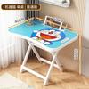 Escrivaninha Dobrável para Casa, Escrivaninha e Cadeira Infantil, Conjunto de Mesa e Cadeira Pequeno para Jardim de Infância, Mesa de Estudo com Proteção Ocular Transfronteiriça