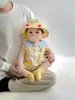 Macacão de Bebê Verão Fino Algodão Puro Bebê Desenho Animado Macacão Sem Mangas Roupa de Engatinhar Roupas de Verão Roupas para Ar Condicionado Externo