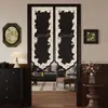 Cortina de Puerta Estilo Americano de Lujo Ligero, Cortina Divisoria sin Taladro para Entrada, Cortina de Media Longitud para Cocina, Cortina de Privacidad para Baño y Aseo, Modelo Nuevo