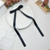 Laço de Fita Presilha de Cabelo para Mulheres, Doce e Fofo Presilha de Cabelo com Fitas para Rabo de Cavalo Duplo, Acessórios de Cabelo Simples e Versátil, Acessórios para a Cabeça