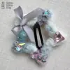 Atmósfera de Otoño e Invierno Pinza para el Cabello de Felpa Blanca Pura Copo de Nieve Pinza BB para Mujer, Pinza para el Cabello Versátil Dulce y Linda Accesorio para el Cabello Pinza Lateral