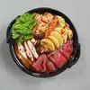 Imán de Refrigerador de Sushi Sashimi Artificial Estilo Japonés Ramen Decoración Creativa para el Hogar Modelo 3D Estéreo