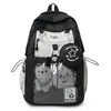 Mochila de menina do ensino fundamental, mochila rosa de alta aparência para menina do ensino médio, pequena capacidade, fofa, grande capacidade, de duas alças