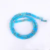 Accesorios para Joyería DIY Cuentas Espaciadoras Venta al por Mayor Trabajos con Cuentas Rectangular Piedra Imperial Ágata Roja Aventurina Tubo Redondo Cuentas Pulsera