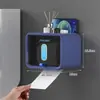 Portarrollos de Papel Higiénico Caja de Pañuelos para Baño de Hotel para Almacenamiento de Teléfono Móvil Dispensador Comercial de Pañuelos Rollo de Pañuelos Almacenamiento de Toallas Sanitarias