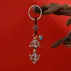 Novos Ornamentos Tibetanos Vajra Liga de Zinco Bolsa Transversal Decoração de Chaveiro de Carro